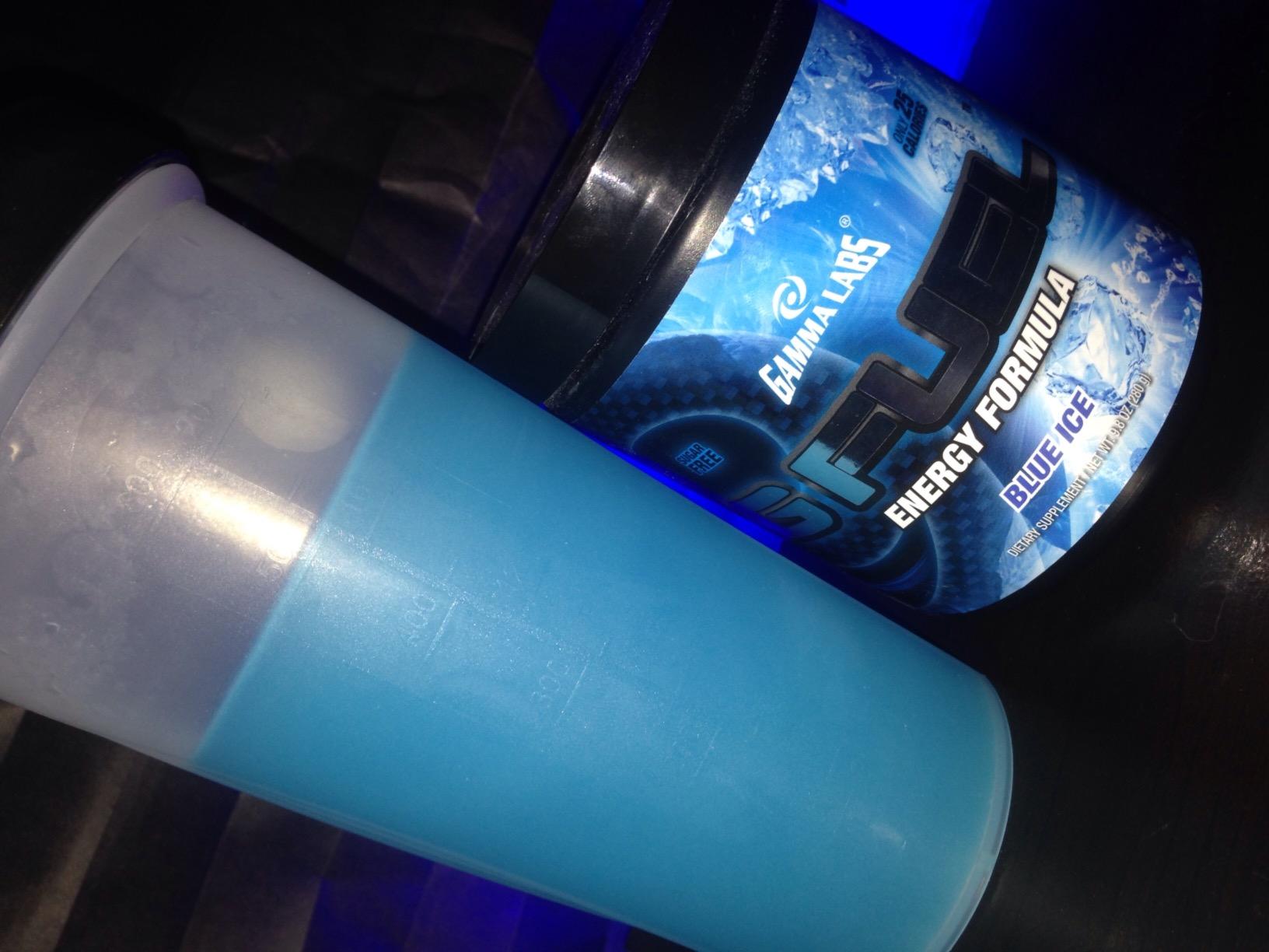 G Fuel Blue Ice Energy Drink Powder, Pre Workout Caffeine Mix for Gaming, Sugar Free Focus Amino, Vitamin + Antioxidants, 9.9oz (Blue Raspberry, 40 Servings) customer photo 2