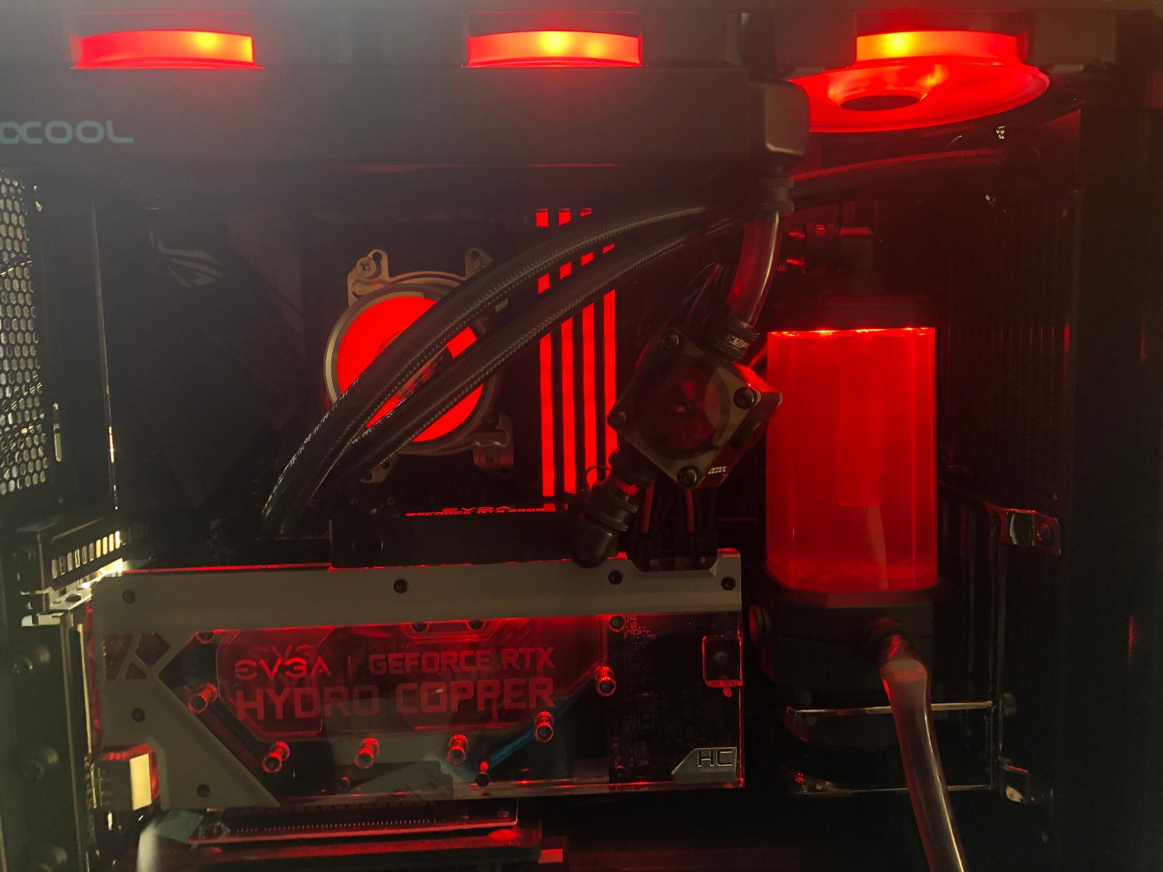 PrimoChill Ice - Computer WaterCooling Coolant, Fill and Forget, Low Viscosity, Low Chemical Content, Full Protection, Proudly Made in The USA (32oz/.9L) - Transparent - UV Blue customer photo 2