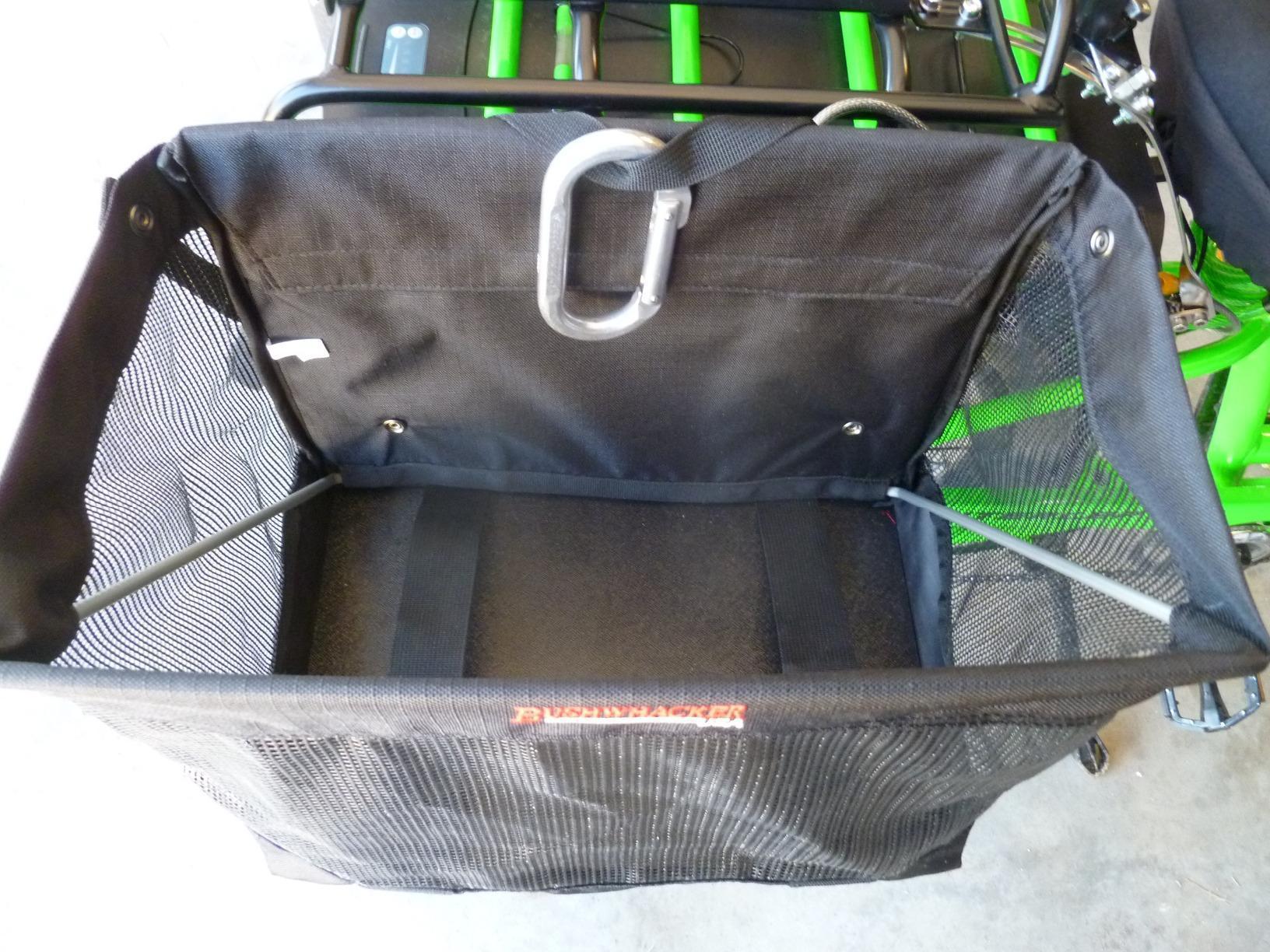 Bushwhacker Omaha Bicycle Grocery Panniers - Foldable Bike Rack Bags & Basket for Groceries - Easy 3-Point Mounting System customer photo 1