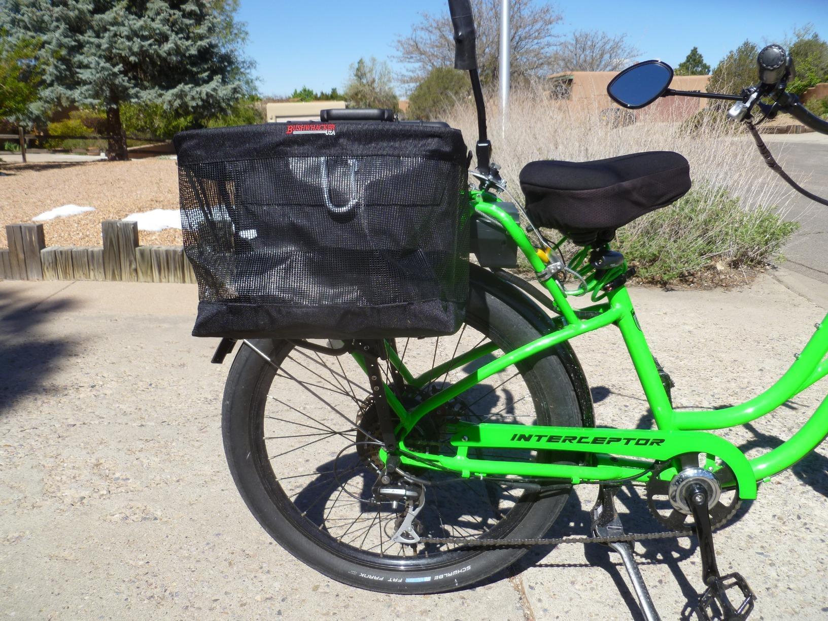 Bushwhacker Omaha Bicycle Grocery Panniers - Foldable Bike Rack Bags & Basket for Groceries - Easy 3-Point Mounting System customer photo 2