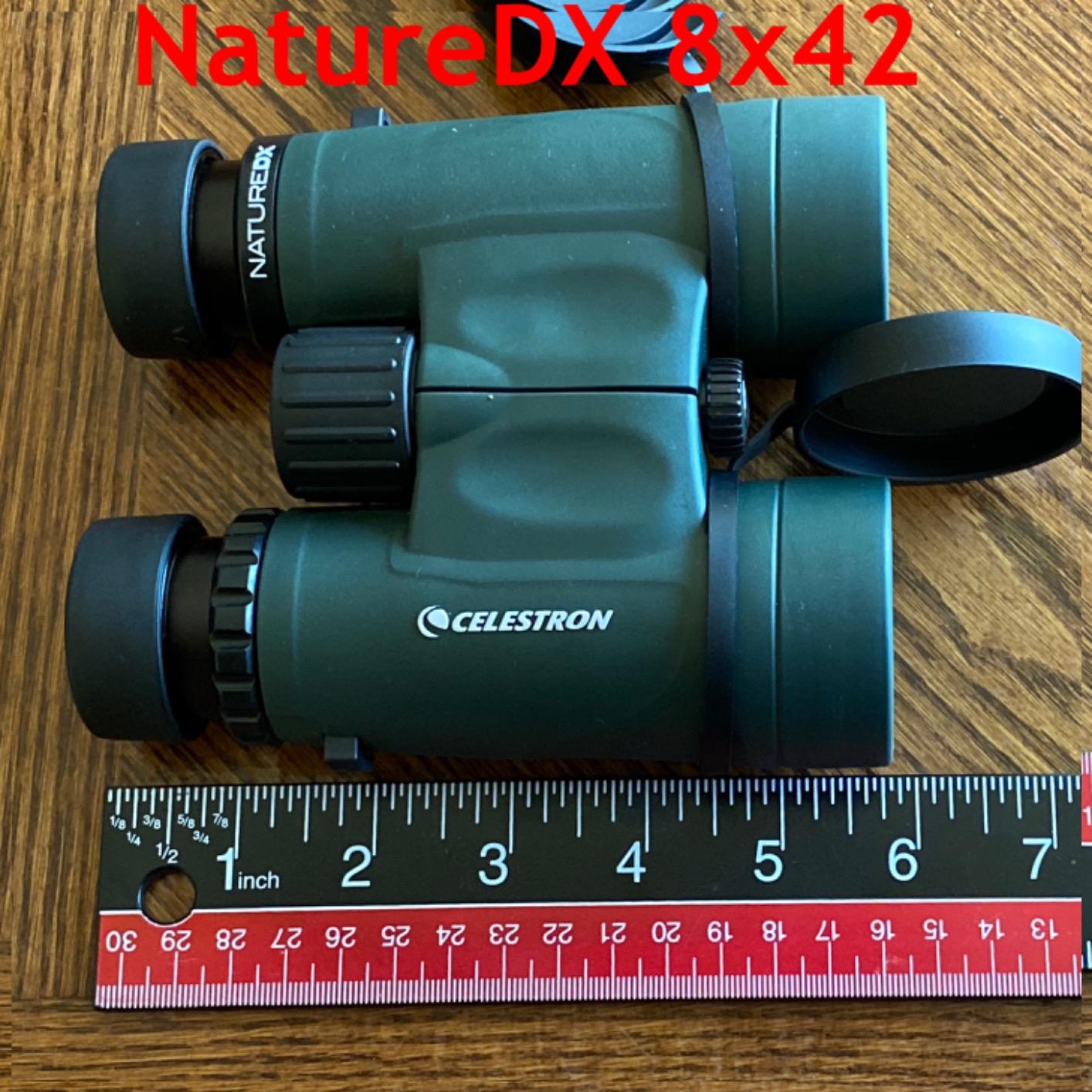 Celestron - Nature DX 8x42 Binoculars - Ideal for Birding and Outdoors - 42mm Objective Lenses - Wide 7.4° Field of View - BaK-4 Prisms - Fully Multi-Coated - Waterproof and Fogproof customer photo 1