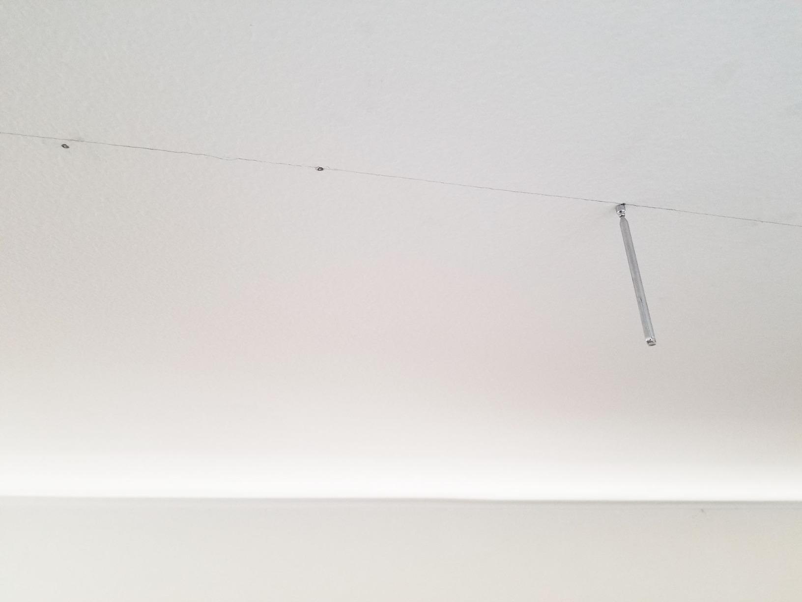 SafeRacks 4 ft x 8 ft Overhead Storage Rack Adjustable 24 in - 45in Height (White) With Accessory Pack With 5-Piece Hook Accessory Pack customer photo 2