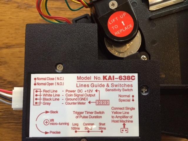 Sintron KAI-638 Comparable Roll Down Coin Mech Acceptor Coin Selector, for Arcade Game, 8 Liner Etc. customer photo 1