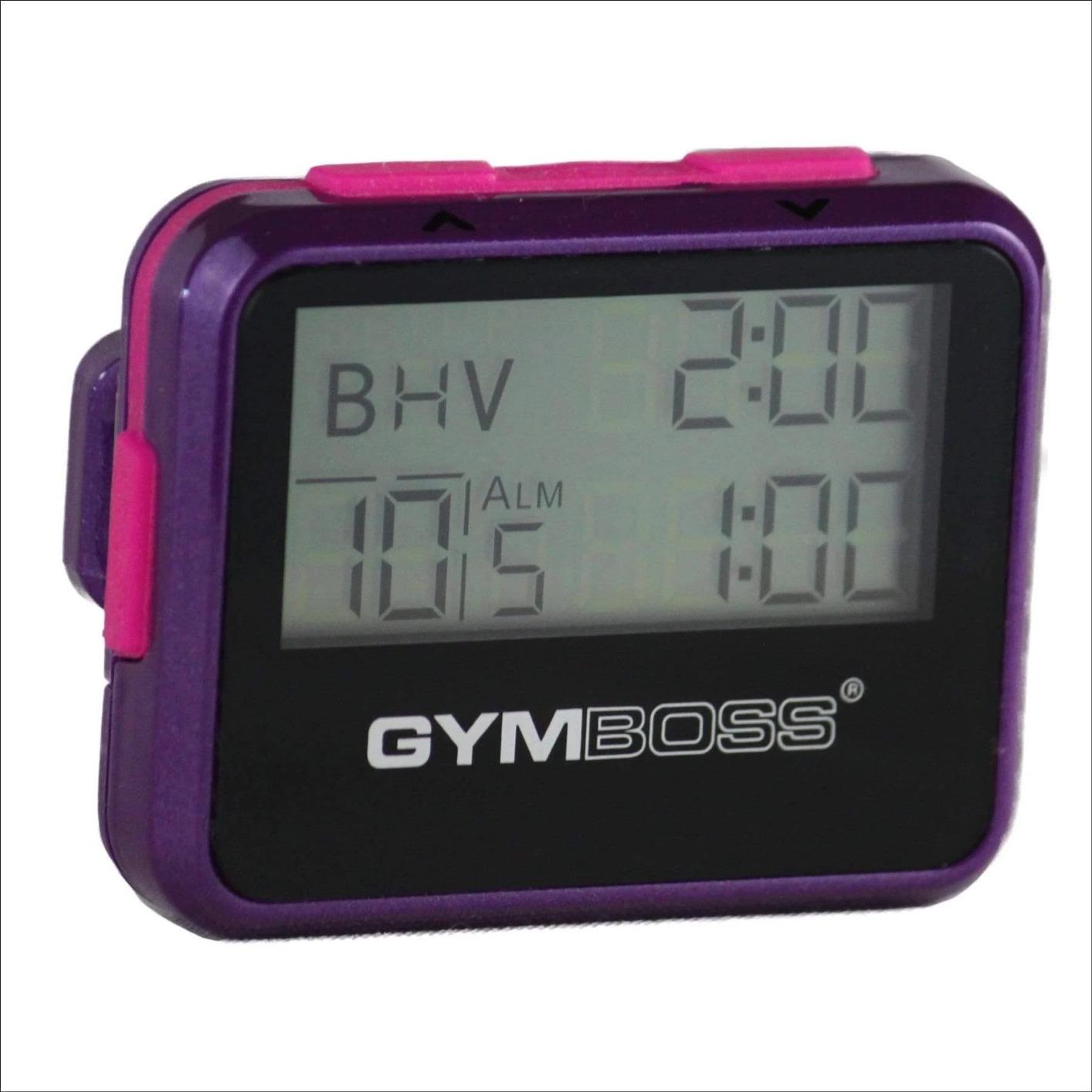Gymboss Interval Timer and Stopwatch - Violet/Pink Metallic Gloss customer photo 2