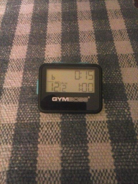 Gymboss Interval Timer and Stopwatch - Black/Blue SOFTCOAT customer photo 1