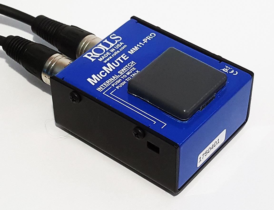 rolls MM11PRO Switchable Microphone Mute/Talk Professional Microphone Switch customer photo 1