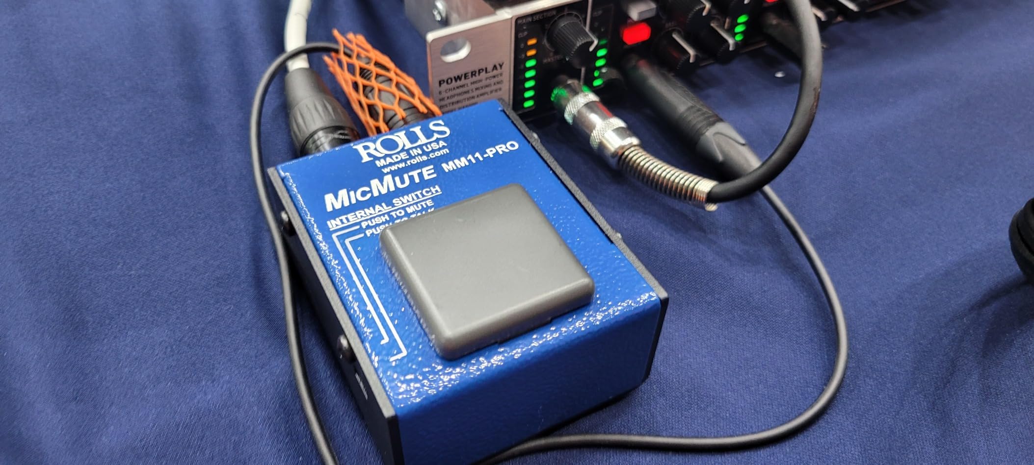 rolls MM11PRO Switchable Microphone Mute/Talk Professional Microphone Switch customer photo 2