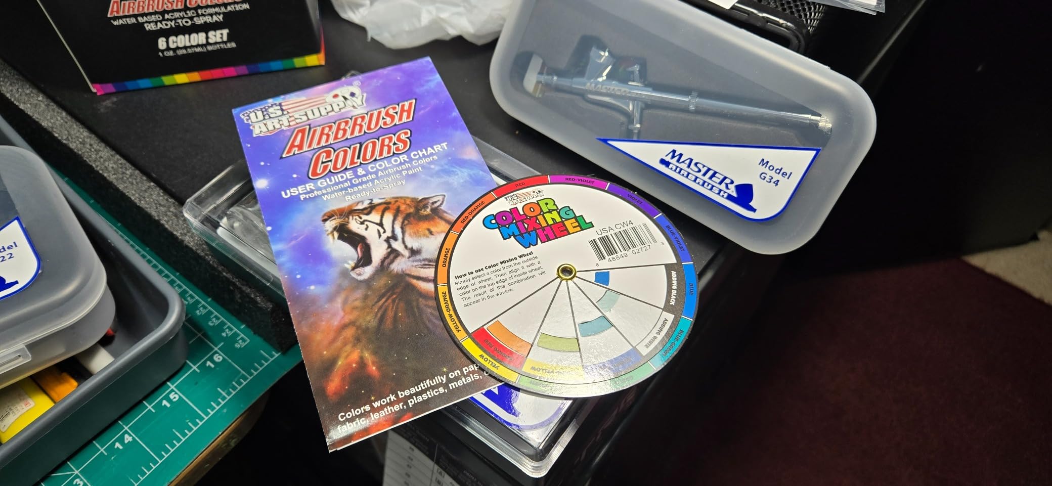 Master Airbrush Cool Runner II Air Brush Kit with Air Compressor Dual Fan customer photo 2