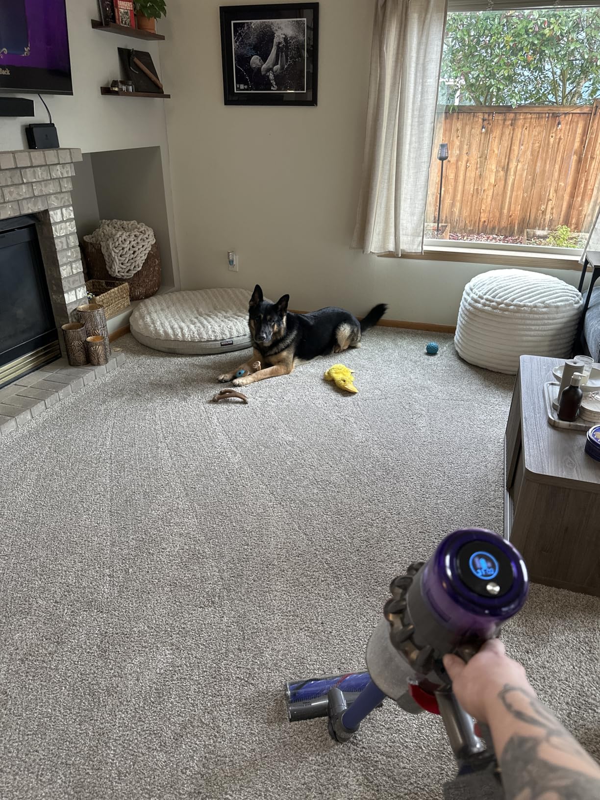 Dyson V11 Origin Cordless Vacuum, 185AW, 3 Power Modes, Up to 60 Minutes, Deep Cleans Hard Floors and Carpets, Detangles pet Hair, Converts to Handheld customer photo 1