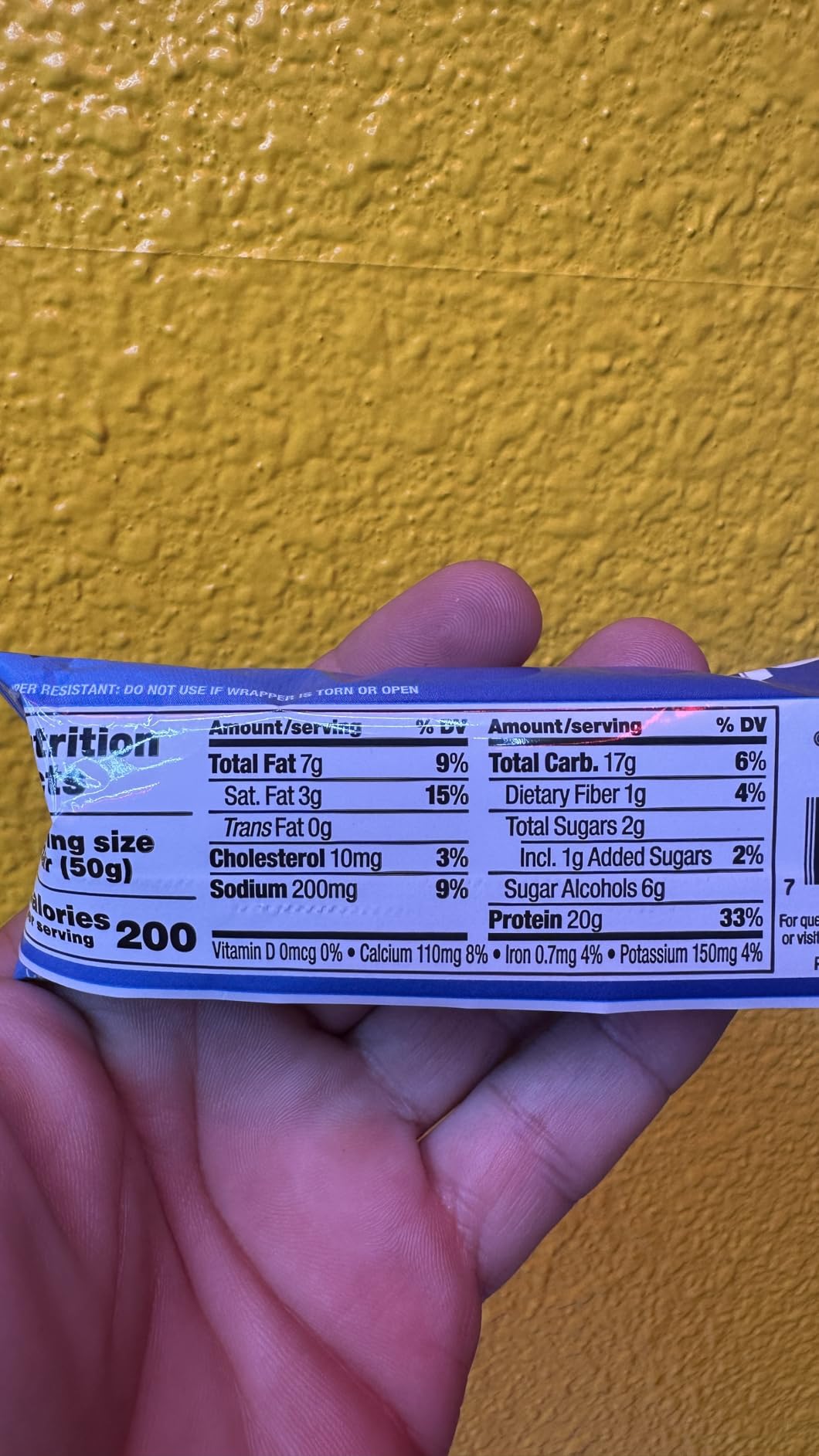 Pure Protein Chocolate Peanut Butter Protein Bars - 20g Protein, 3g Sugar, 190 Calories (12 count) Low Sugar* High Protein Snack - Gluten Free - Perfect for a Healthy Snack customer photo 1