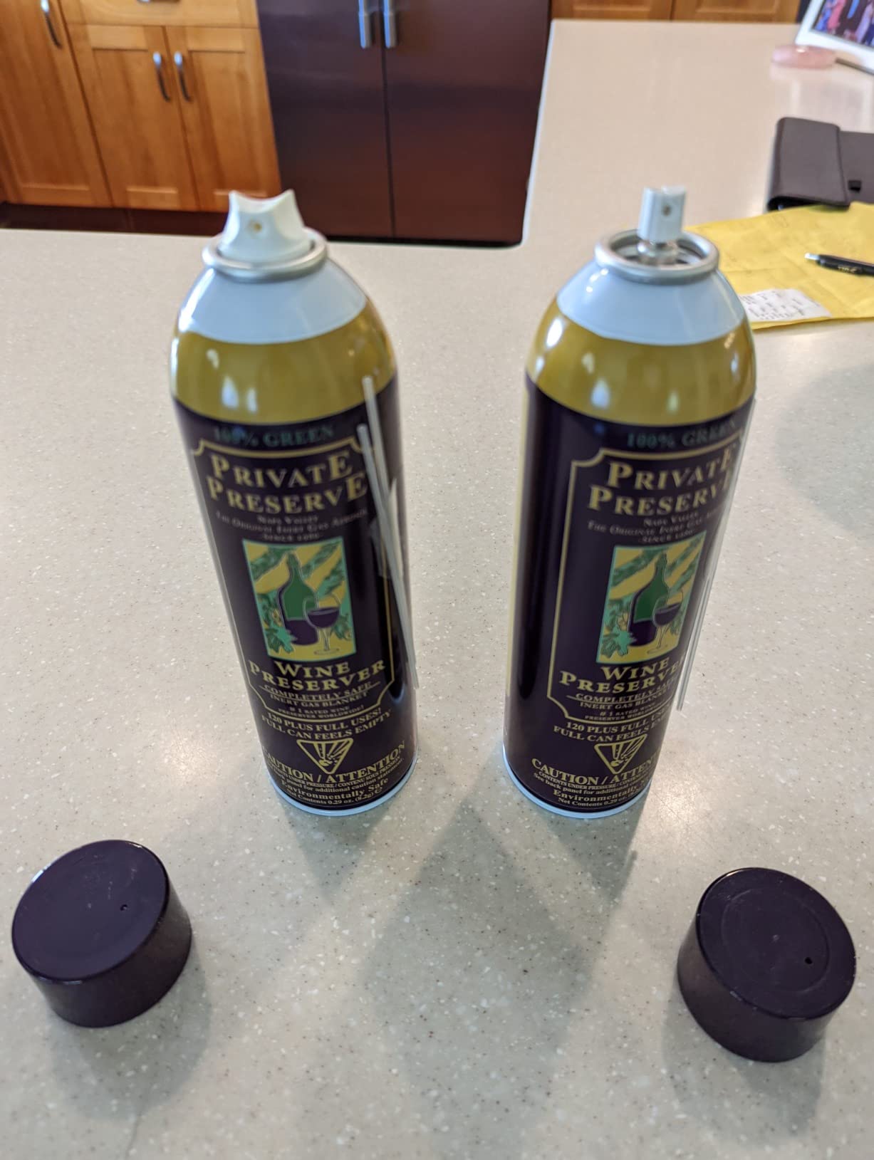 Wine Preservation System | 100% Green Gas Based | Suitable For All Wine, Port, Sake, Cognac, Whiskey, Fine Oil & Vinegar (Pack of 2) customer photo 1