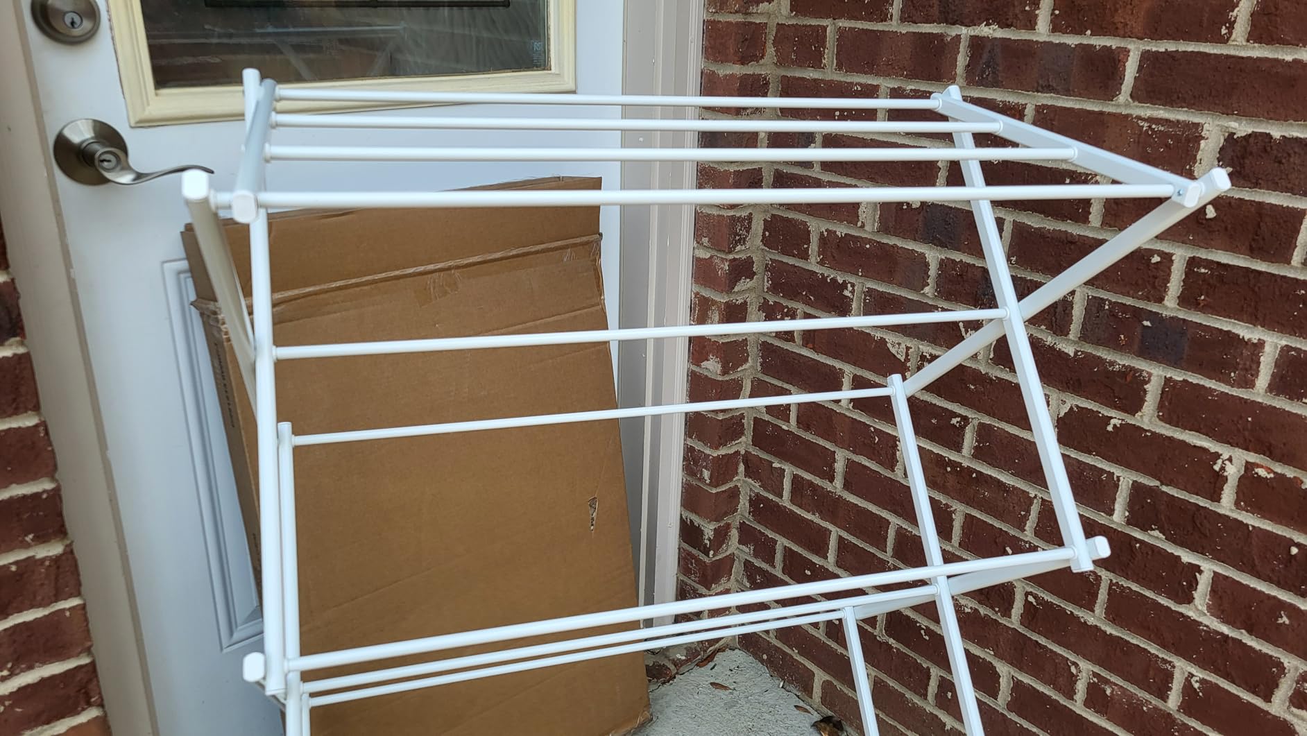 Amazon Basics Foldable Portable Clothes Drying Rack for Indoor Air Drying, Collapsible Design, 14.5