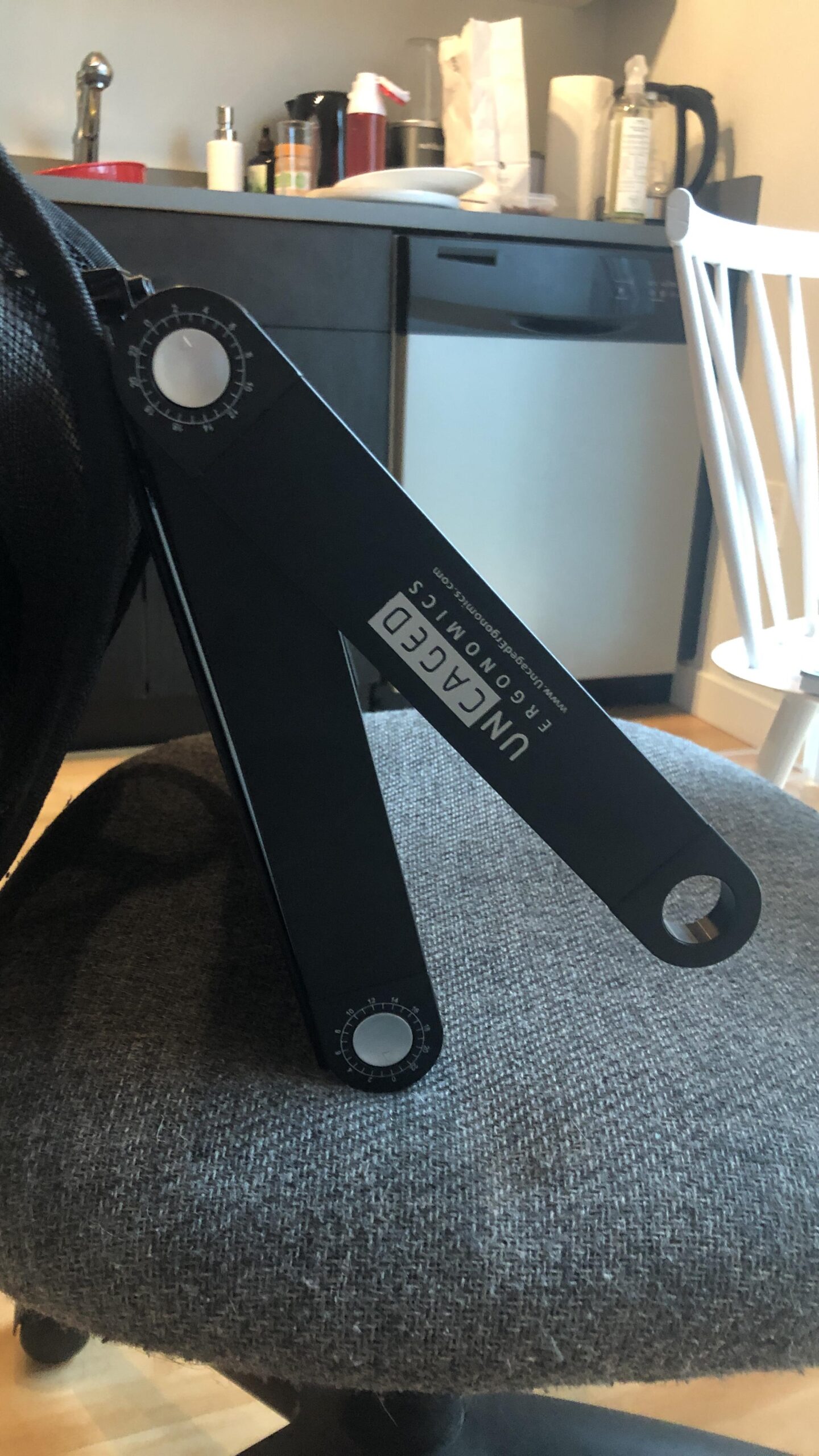 Uncaged Ergonomics WorkEZ Adjustable Computer Keyboard Stand for Desk, Keyboard & Mouse Riser, Ergonomic Portable Stand for Desktop, Computer Keypad Riser for Desk customer photo 2