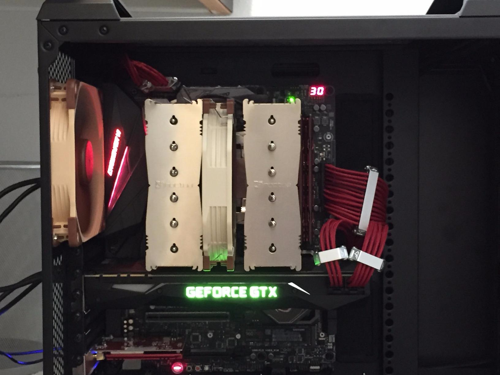 Noctua NH-D15, Premium CPU Cooler with 2X NF-A15 PWM 140mm Fans (Brown) customer photo 1