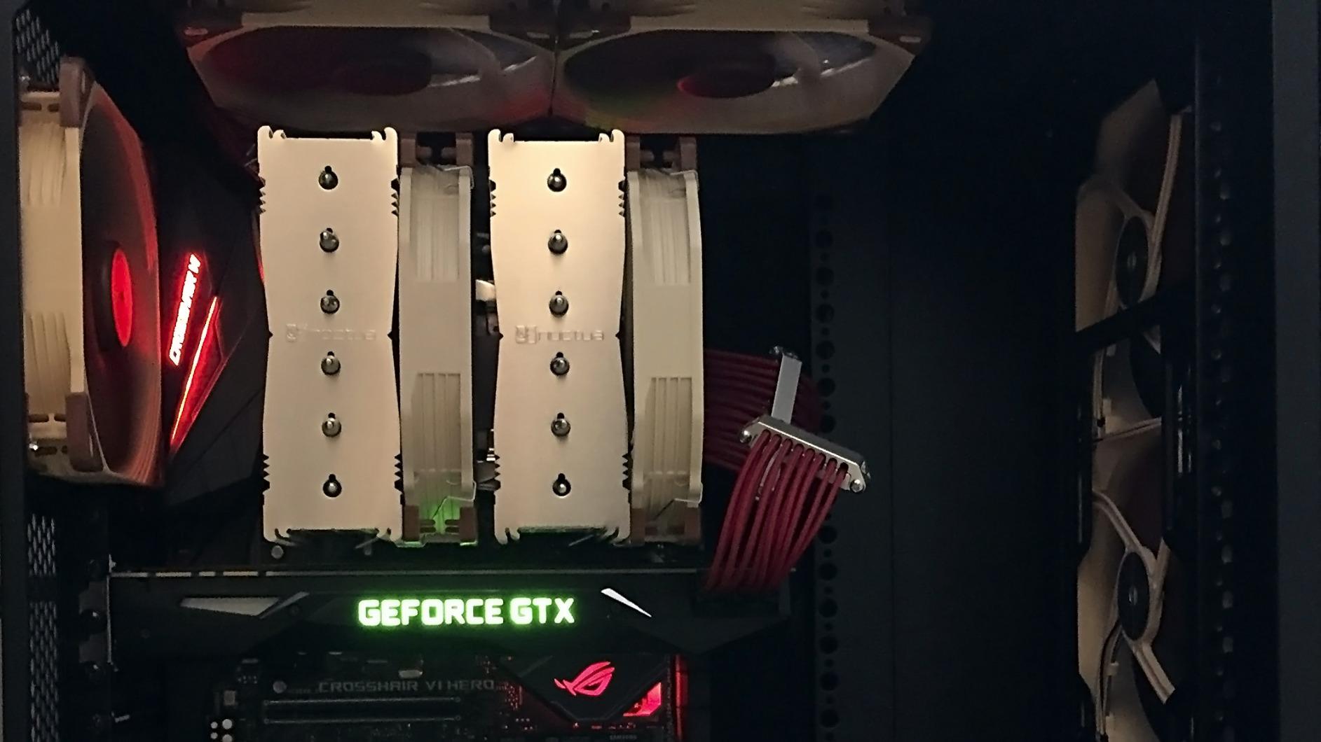 Noctua NH-D15, Premium CPU Cooler with 2X NF-A15 PWM 140mm Fans (Brown) customer photo 2