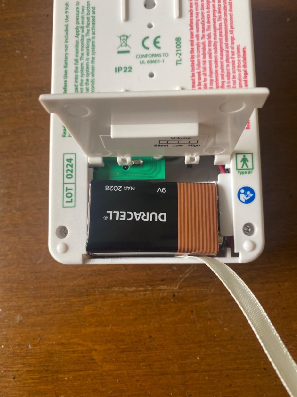 Smart Caregiver Bed Alarm for Elderly Adults - Fall Prevention System with 10