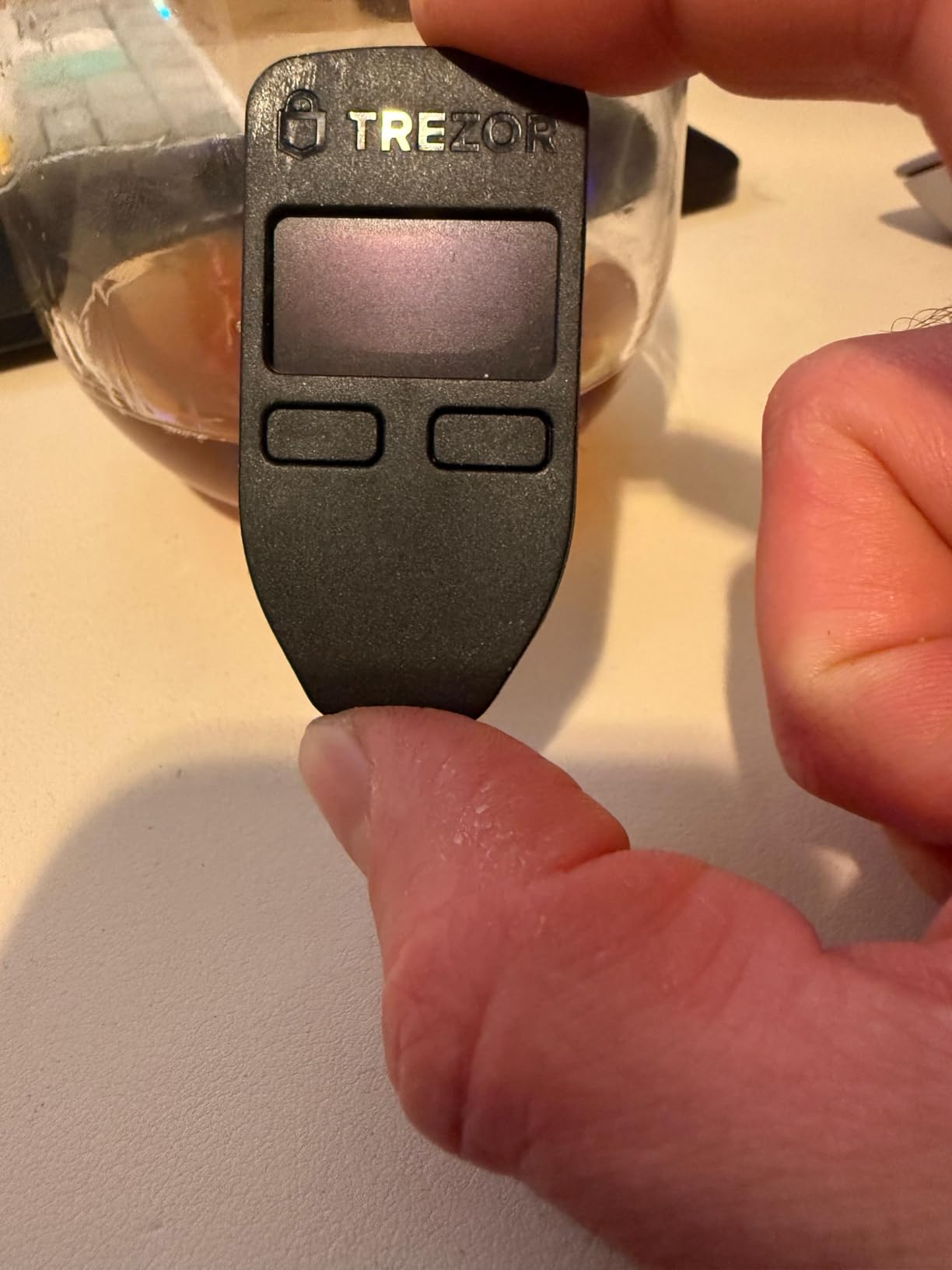 Model One - The Original Cryptocurrency Hardware Wallet, Bitcoin Security, Store & Manage 1000's of Coins&Tokens, Easy-to-Use Interface, Quick & Simple Setup (Black) customer photo 1