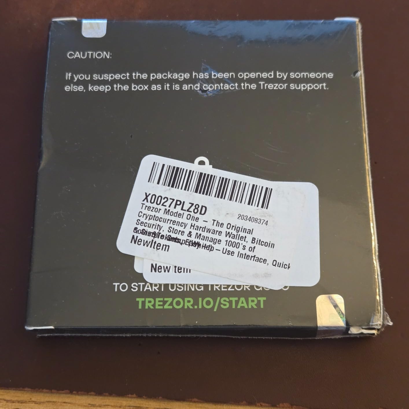 Model One - The Original Cryptocurrency Hardware Wallet, Bitcoin Security, Store & Manage 1000's of Coins&Tokens, Easy-to-Use Interface, Quick & Simple Setup (Black) customer photo 2