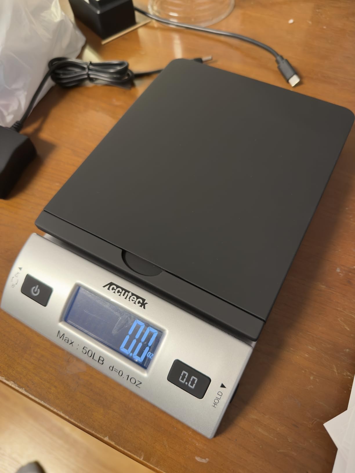 Accuteck 8250 High Accuracy Digital Shipping Scale and Postal Scale, 0.1oz Precision, 50Lb customer photo 2