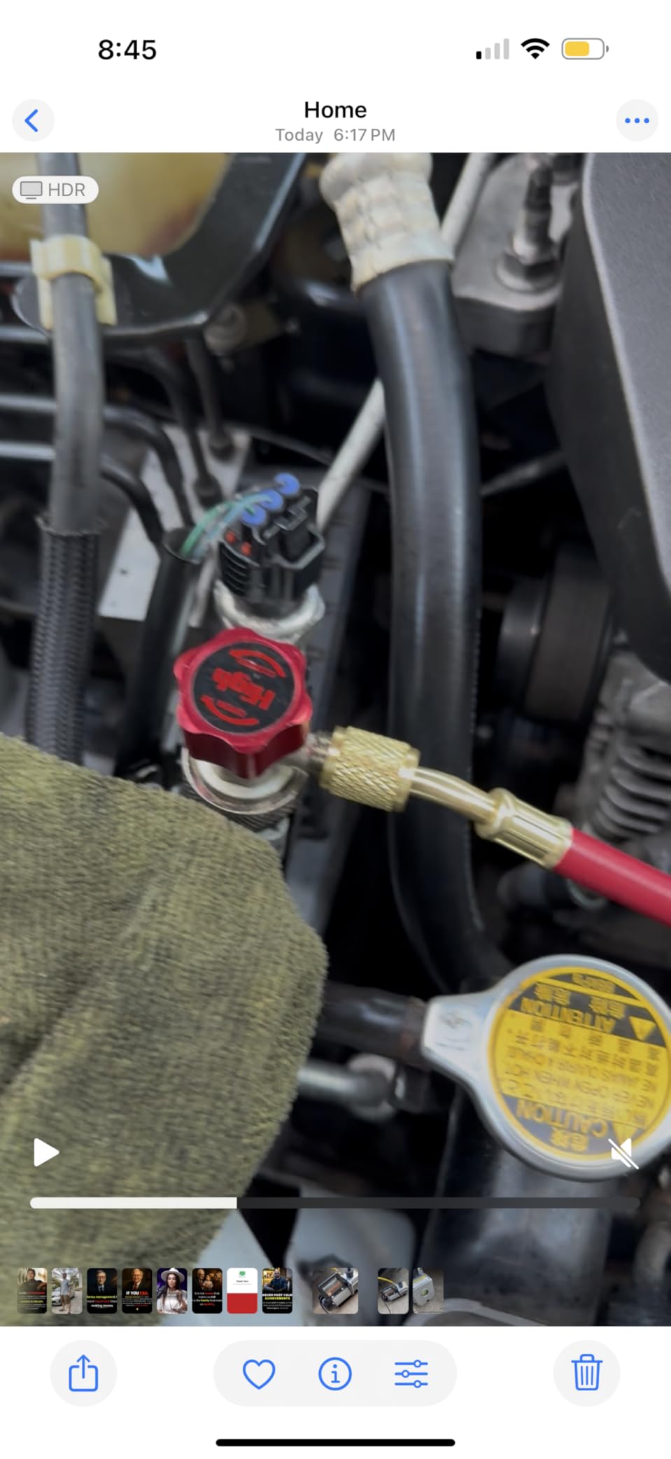 XtremepowerUS 3CFM 1/4HP Vacuum Pump HVAC R134a, R12, R22, R410a, A/C Refrigeration R134 Can Tap Adapter, R134 Quick Connector AC Manifold Gauge Air Conditioner Oil Bottle w/Bag customer photo 2