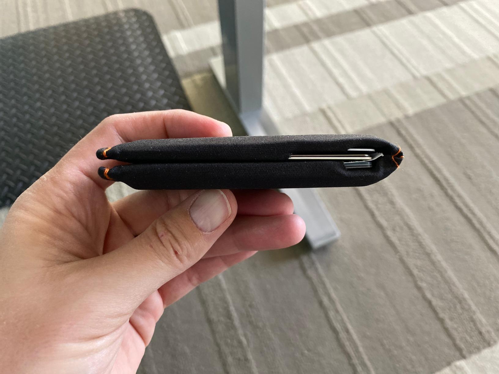 MICRO Minimalist Front Pocket Vegan Slim Wallets for Men (RFID Blocking) customer photo 2