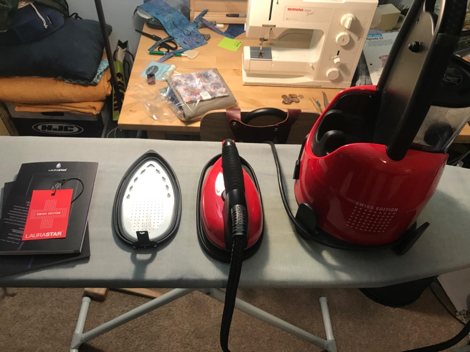 Laurastar Lift Steam Iron in Original Red: Swiss Engineered 3-in-1 Steam Generator that Irons, Steams, and Purifies Your Clothes customer photo 2