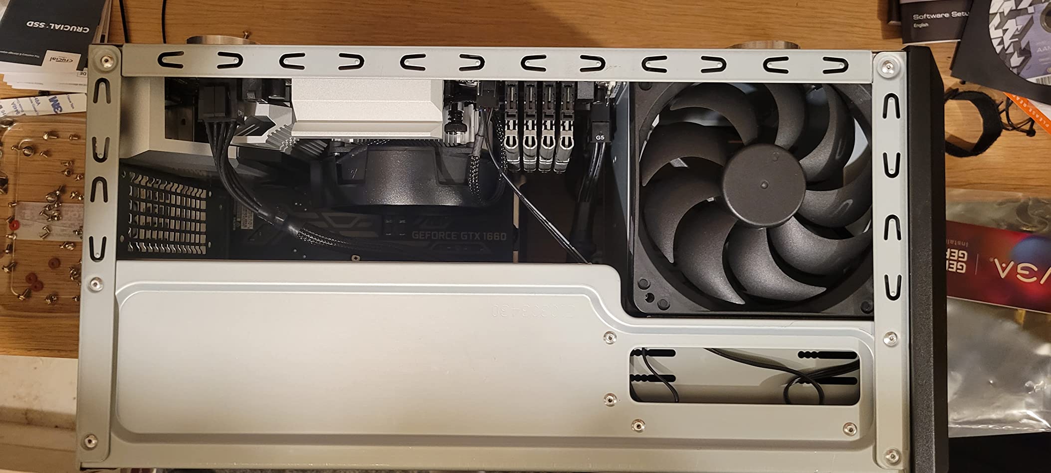 SilverStone Tek Micro-ATX Mini-DTX Mini-ITX Small Form Factor Computer Case SG11B customer photo 2