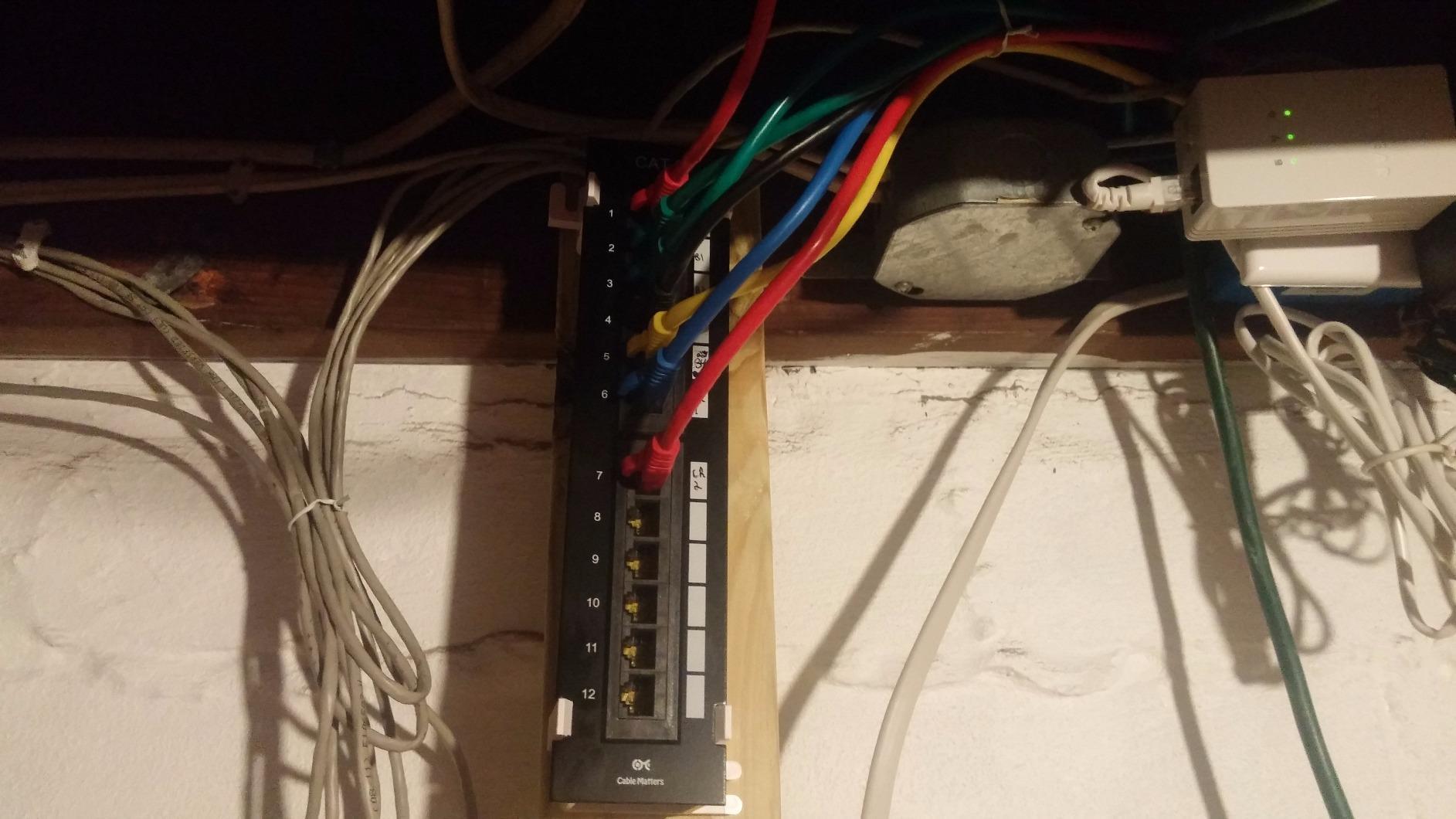 Cable Matters [UL Listed] Mini 12-Port Vertical Patch Panel with 89D Bracket, Compact 10 Inch Patch Panel with 10 Gigabit Ethernet customer photo 2