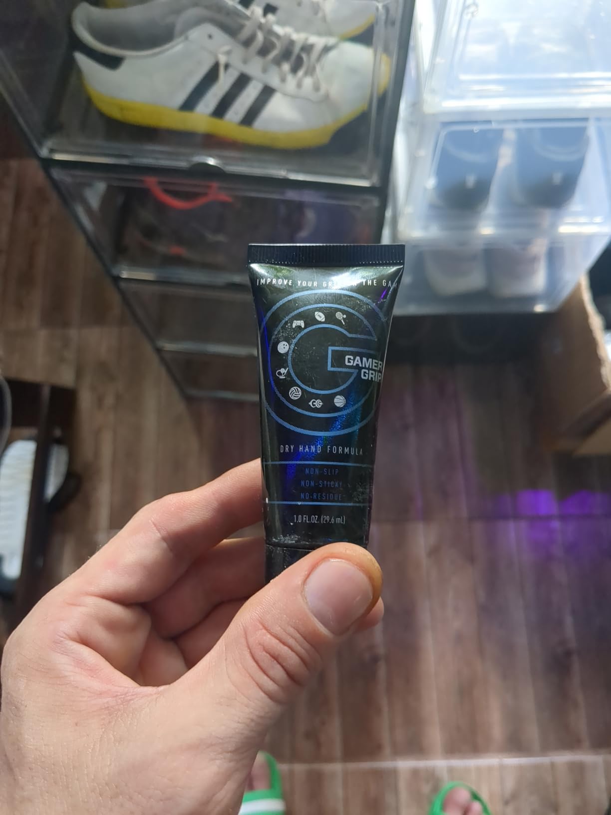 Gamer Grip Gaming Cream for Sweaty Hands - Chalk-Free Liquid Formula, Improve Performance, Control & Precision, Made in USA (Original) customer photo 1