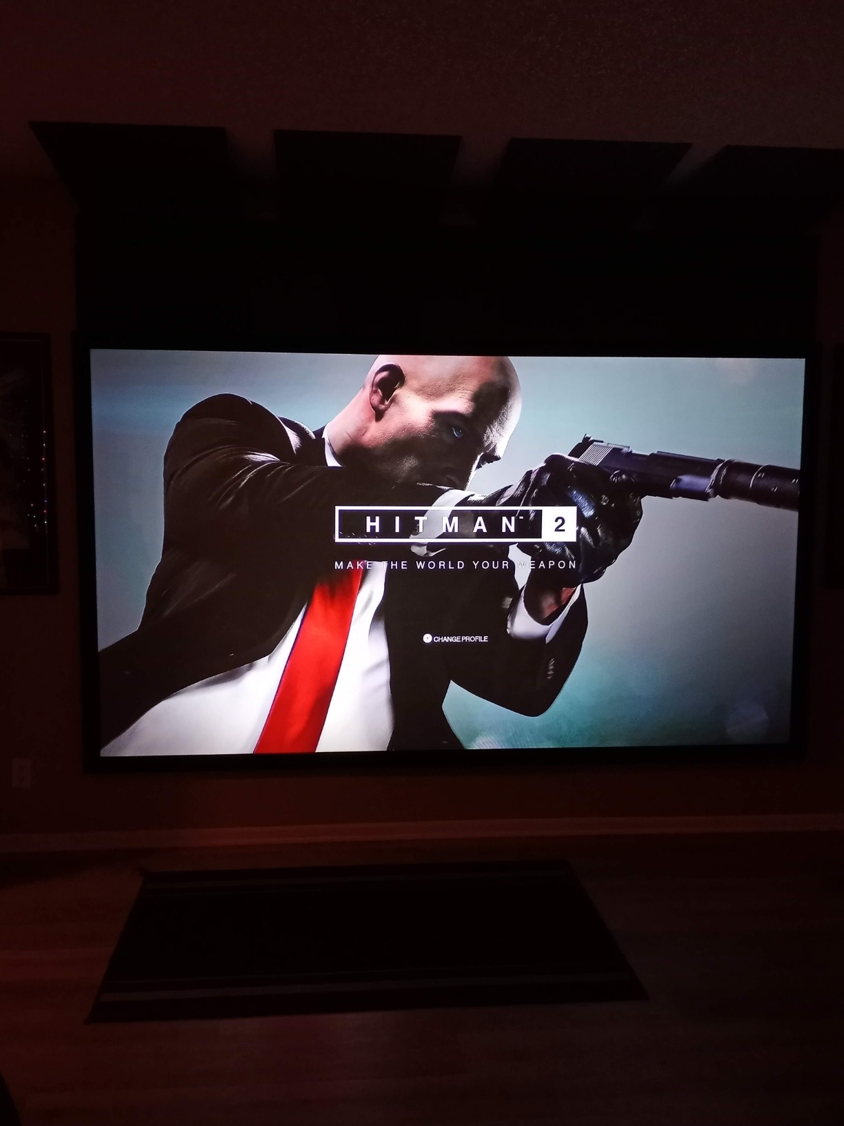 Elite Screens 120-Inch ALR Projector Screen 16:9 - Ceiling & Ambient Light Rejecting, Fixed Frame Wall Mounted, ISF-Certified CineGrey 3D for Home Theater, Standard Throw Projectors, ER120DHD3 customer photo 1
