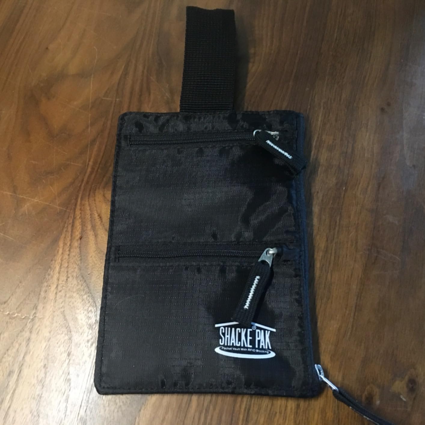 Shacke Hidden Travel 2 in 1 Belt Wallet Black Neck/Belt Hybrid Wallet w/RFID Blocker - Neck Pouch Passport Holder customer photo 1