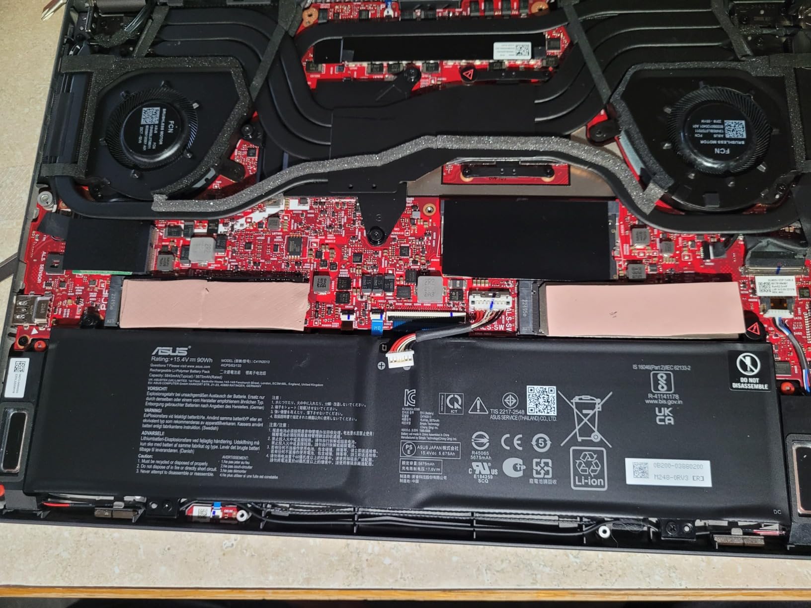 Thermal Grizzly Minus Pad 8-120x20x1.0mm 2-Pack Thermal Interface Pad, Electrically Non-Conductive, High Thermal Conductivity & Compressibility for SSDs, GPUs & Electronics customer photo 2