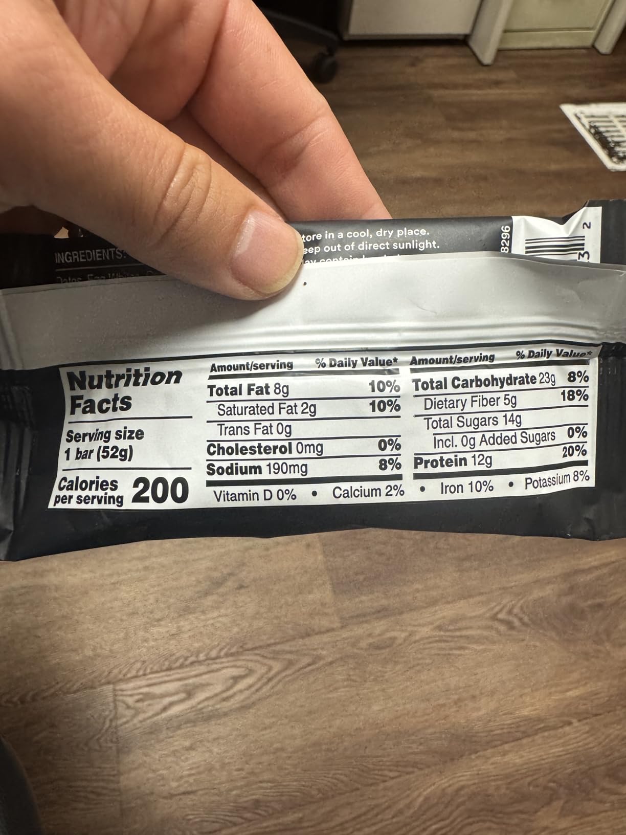 RXBAR Protein Bars, Protein Snack, Snack Bars, Chocolate Sea Salt, 22oz Box (12 Count) customer photo 1
