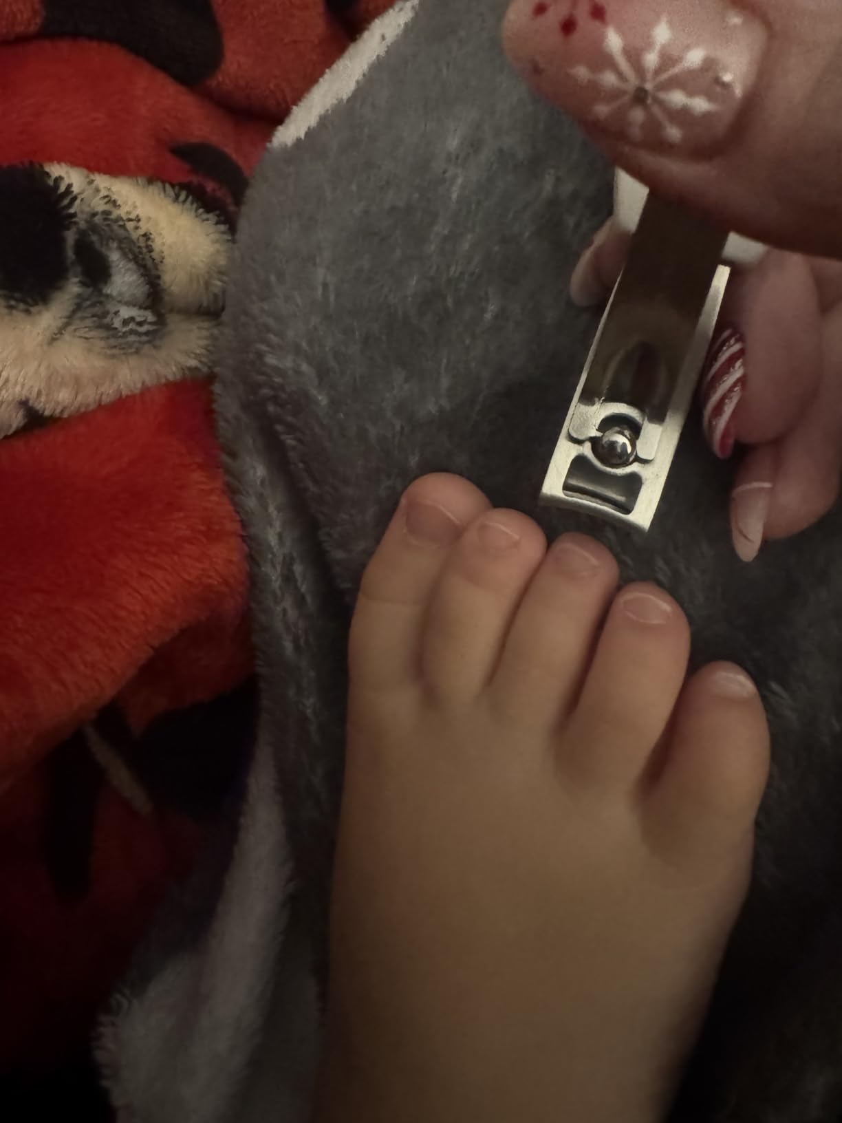 Frida Baby NailFrida Baby Nail Clippers & Nail File & Buffer for Newborns and Up, Safety Spyhole, Nickel Free, Curved Clipper to Fit Babies Nails customer photo 1