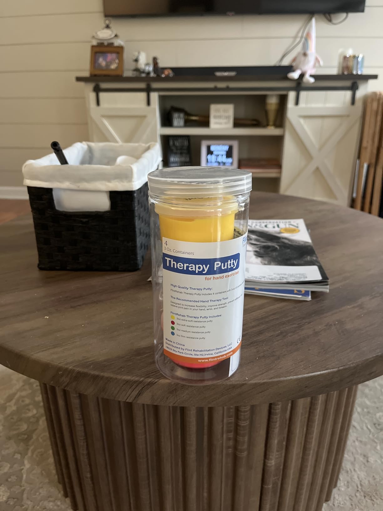 FlintRehab Therapy Putty for Teens & Adults (4 Pack, 3 Oz Each) - Putty for Hand Therapy, Fidgeting & Stress Relief - Non-Toxic Resistive Exercise Putty for Hand Strengthening customer photo 1