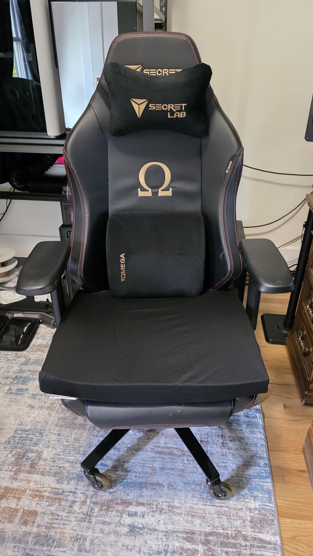 Purple Ultimate Seat Cushion | Pressure Reducing Grid Designed for Ultimate Comfort | Designed for Gaming | Made in The USA customer photo 1