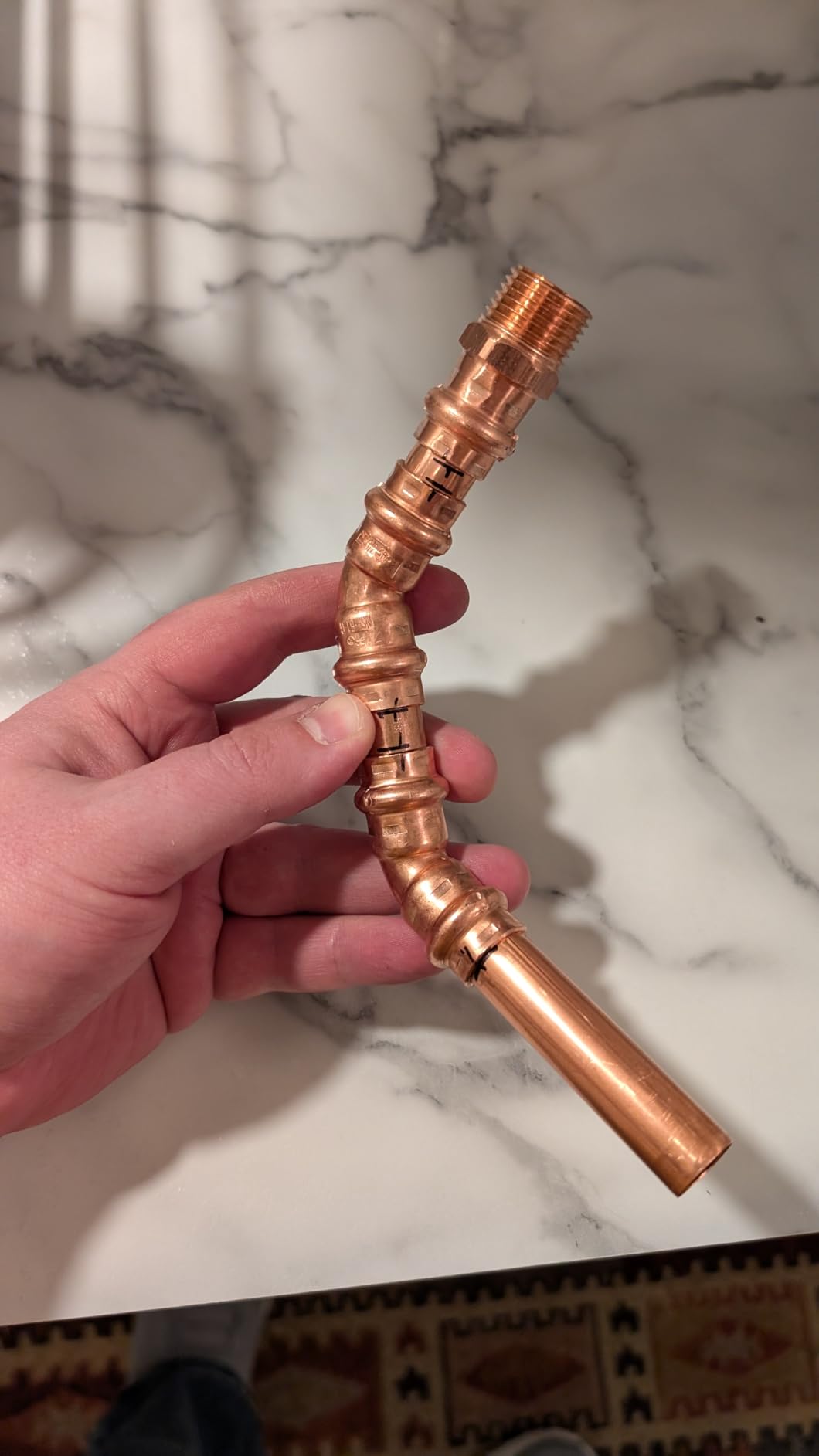 iCrimp Copper Tube fittings Crimping tool with 1/2,3/4 and 1-inch Jaw for ProPress copper fitting IWISS-1632AF customer photo 2