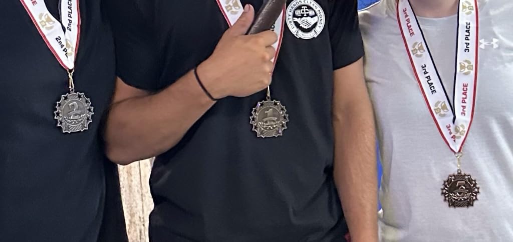 All Quality 1st 2nd 3rd Place Ten Star Award Medals - 3 Piece Set (Gold, Silver, Bronze) Includes Neck Ribbon customer photo 1