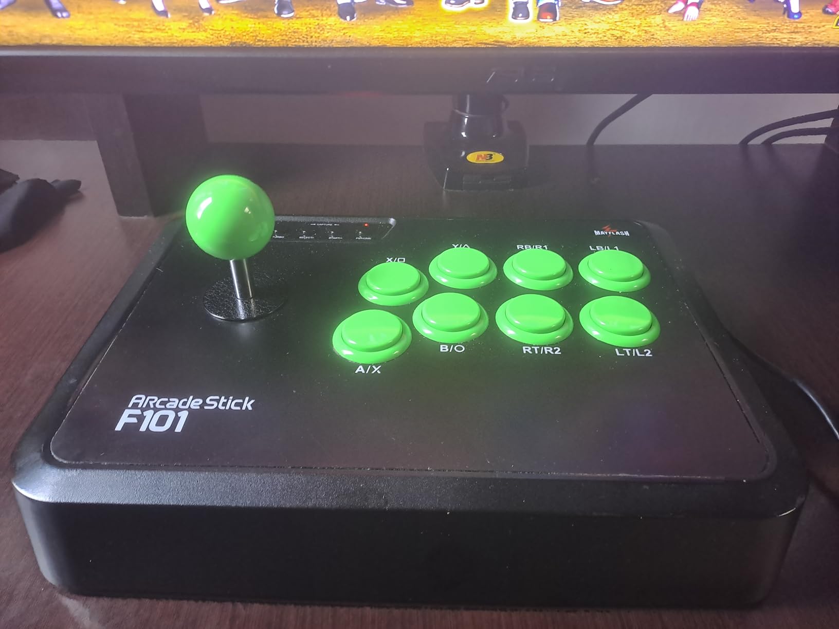 JLF-TP-8YT Joystick + Sanwa 8 pcs OBSF-30 Push Button Bundle Kit Color : White - for Arcade Game 4 & 8 Way Adjustable, Compatible with Catz Mad SF4 Tournament Joystick customer photo 1