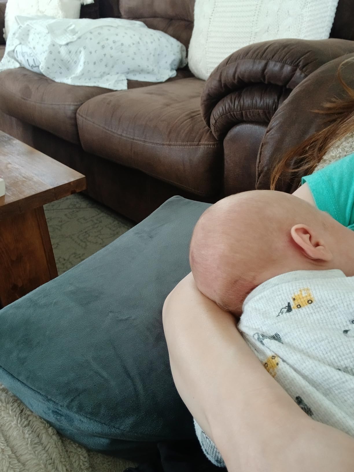 Hiccapop Pregnancy Pillow Wedge for Belly Support - Maternity Wedge Pillow - Belly Wedge Pillow - Pregnancy Wedge Pillows Support Body, Legs, Back, Knees customer photo 1