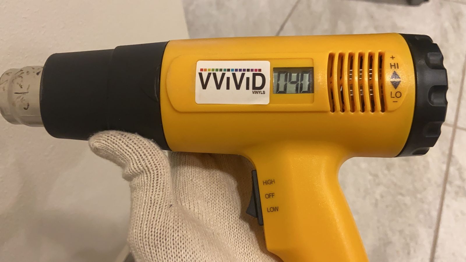 VViViD Professional Heat Gun Automotive Vinyl Wrap Tool Including Precision Nozzle and 3M Toolkit (Incl. Digital readout, Nozzle & Toolkit) customer photo 1