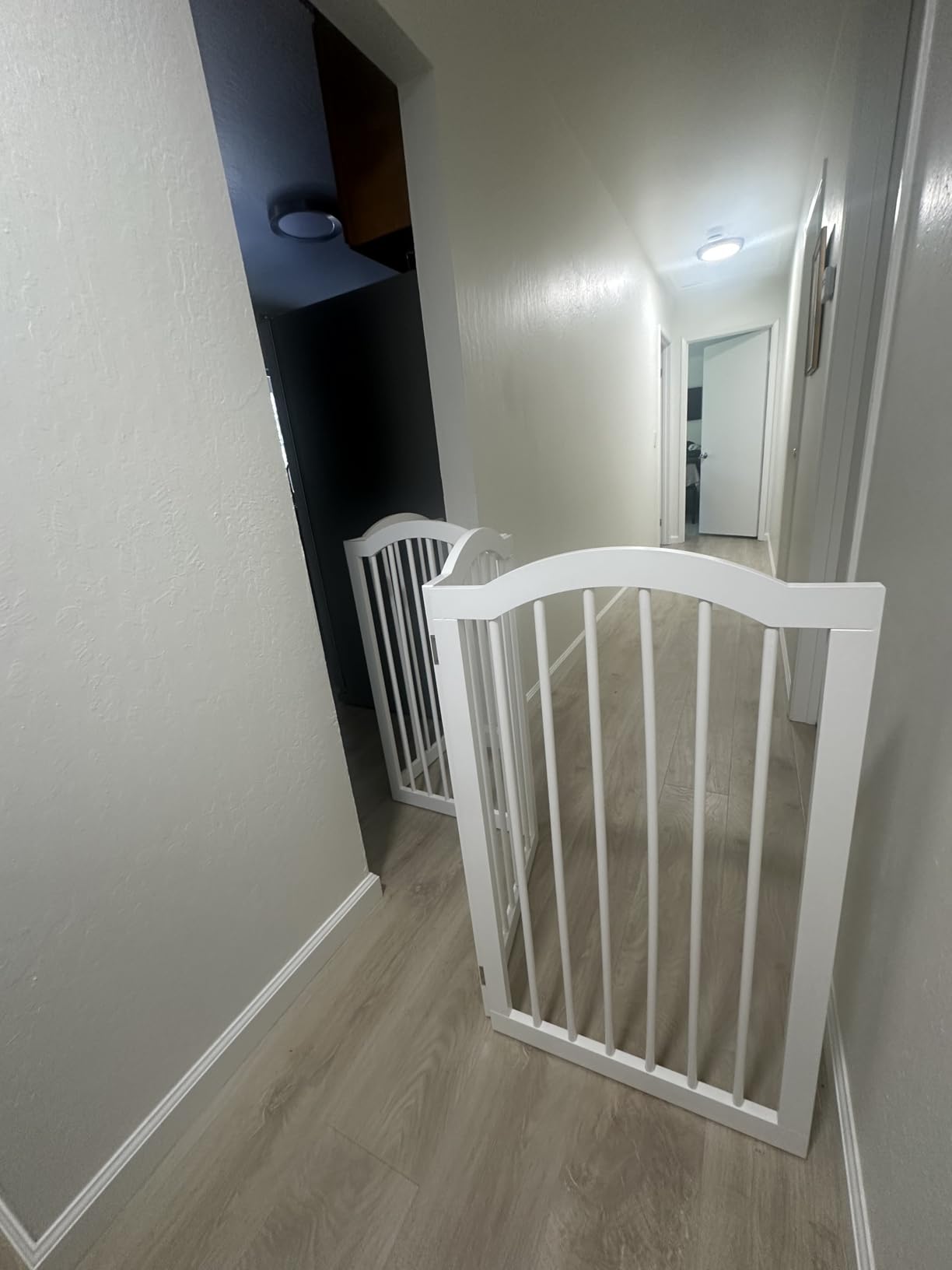 INTERNET'S BEST Arched Top Dog Gate | 4 Panel, 24