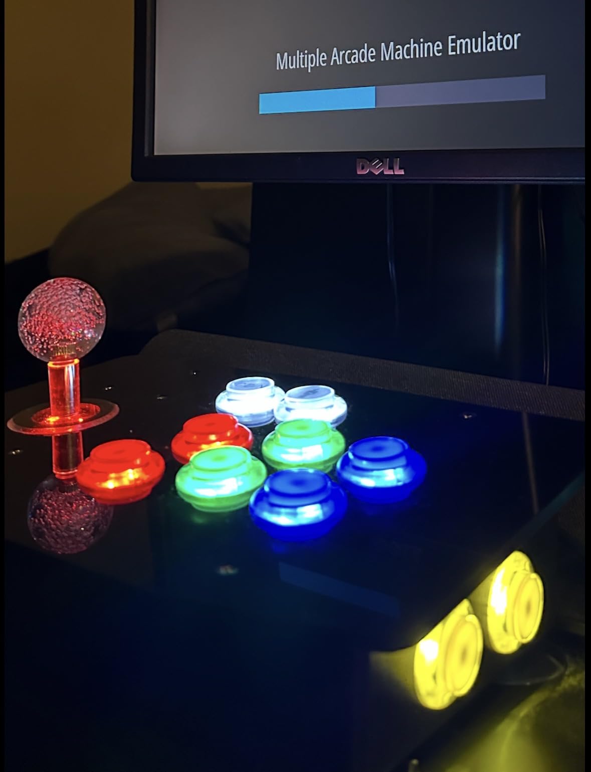 EG STARTS Arcade Buttons 1 Player DIY Kit Joystick 5V LED Arcade Button for Arcade Stick PC Games Mame Raspberry pi customer photo 1