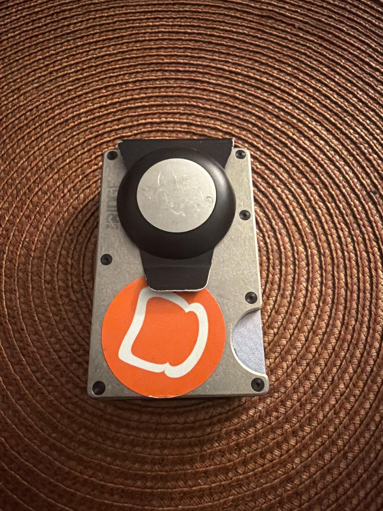 Ridge Wallet for Men - Slim Minimalist Compact Wallet and Card Holder, RFID Protected Front Pocket Wallets for Men with Integrated Cash Strap (Royal Black) customer photo 1