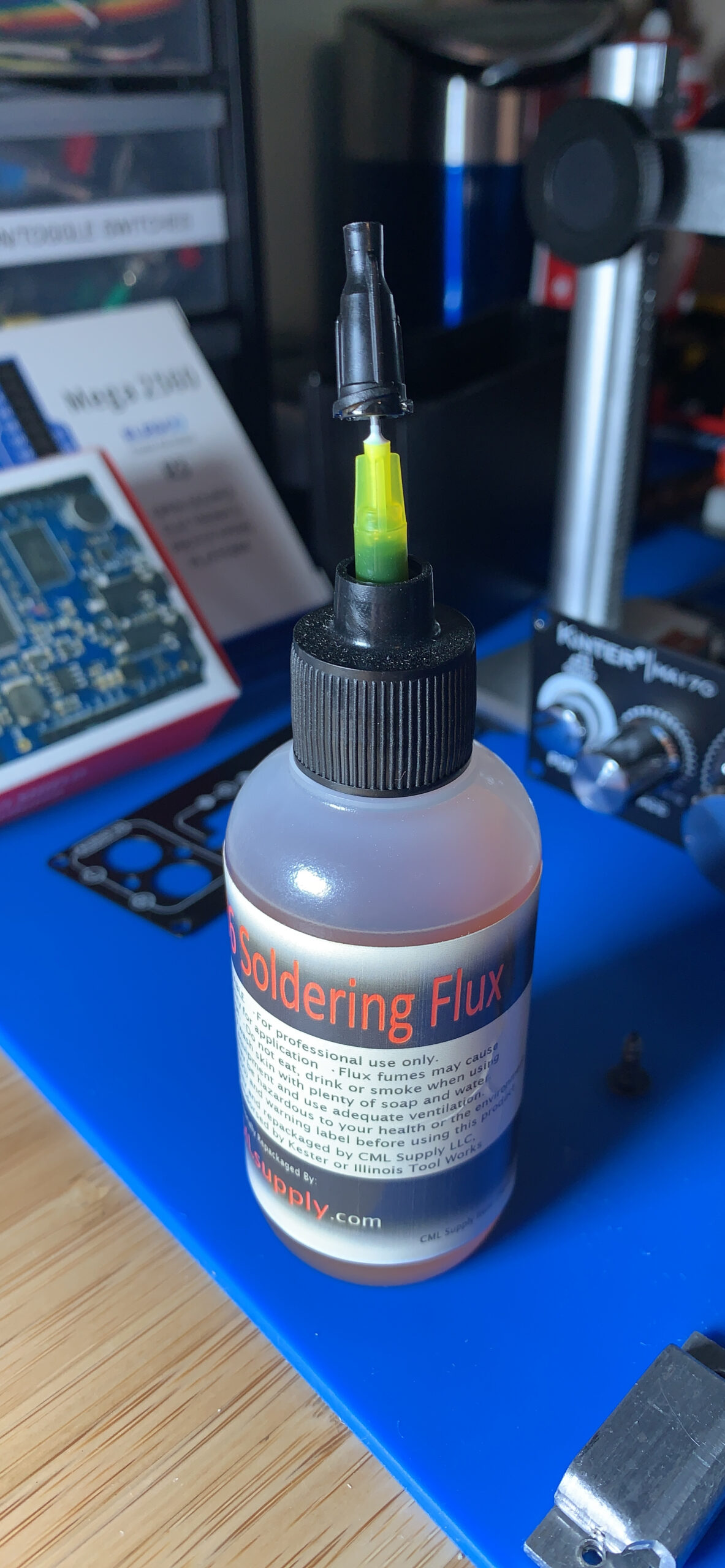Kester 186 Liquid Soldering Flux, RMA Rosin, 2-ounce Bottle customer photo 2