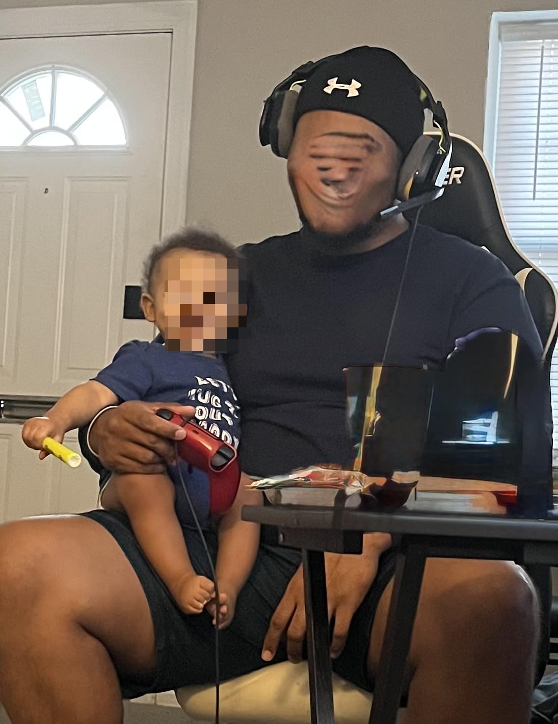 Homall Gaming Chair, Office Chair High Back Computer Chair Leather Desk Chair Racing Executive Ergonomic Adjustable Swivel Task Chair with Headrest and Lumbar Support (White) customer photo 1