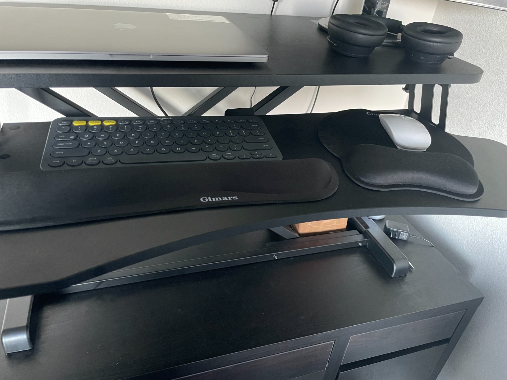 Gimars Upgrade Enlarge Superfine Fibre Soft Smooth Gel Ergonomic Mouse Pad Wrist Support and Keyboard Wrist Rest for Computer, Laptop, Mac, Gaming and Office, Durable, Comfortable and Pain Relief customer photo 2