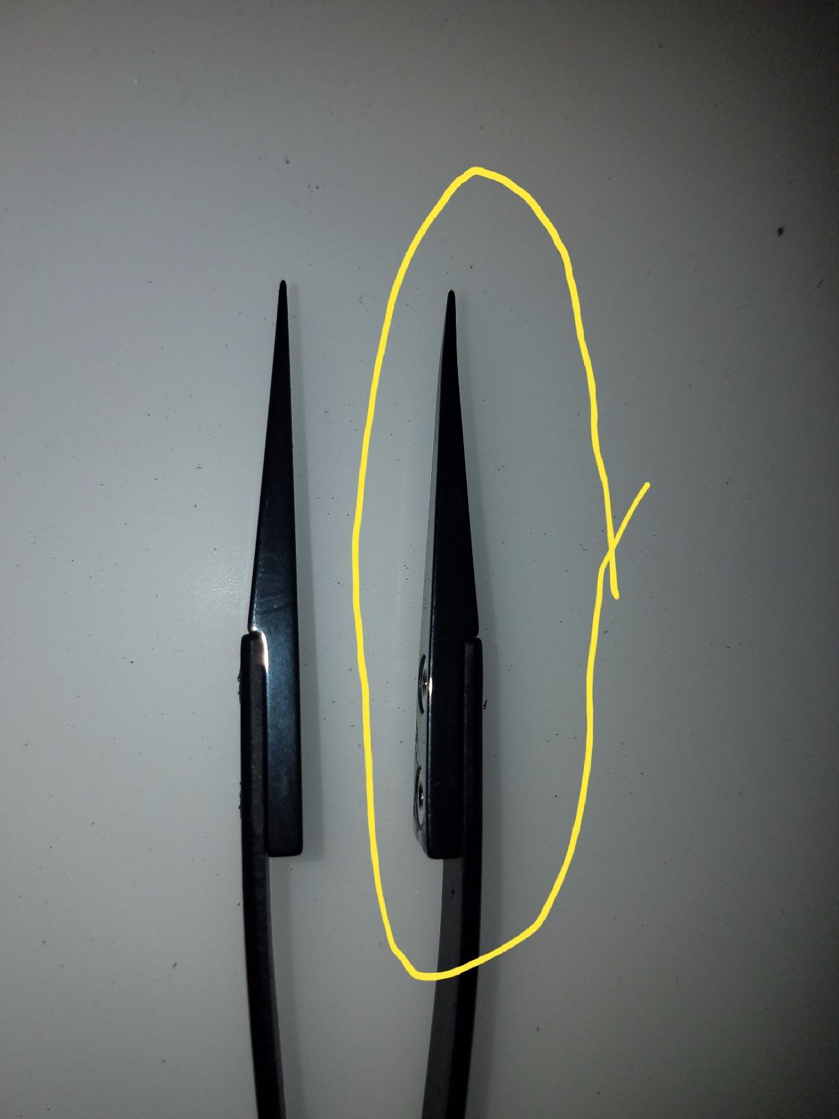 Black Ceramic Tweezers Set - Antistatic,Anticorrosion,Antimagnetic,Highly Heat Resistant up to 3000F(3Pack) customer photo 1