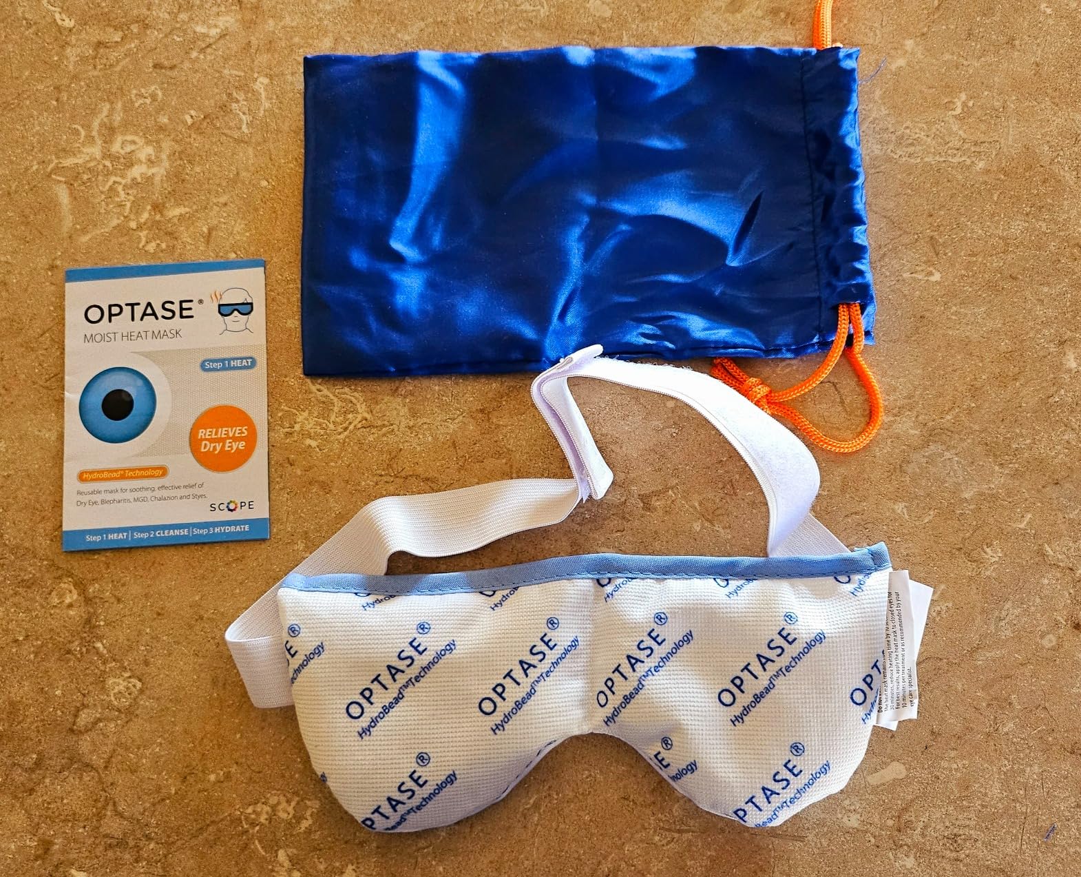 Optase Moist Heat Mask for Dry Eyes - FSA HSA Eligible customer photo 2