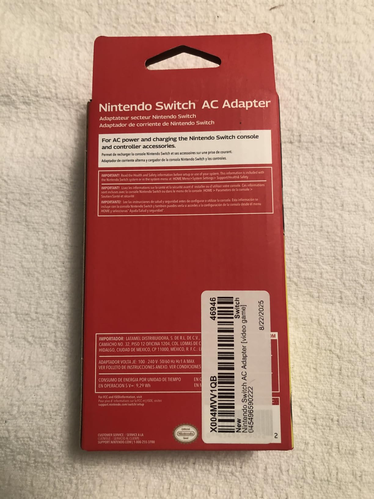 Nintendo Switch AC Adapter customer photo 1